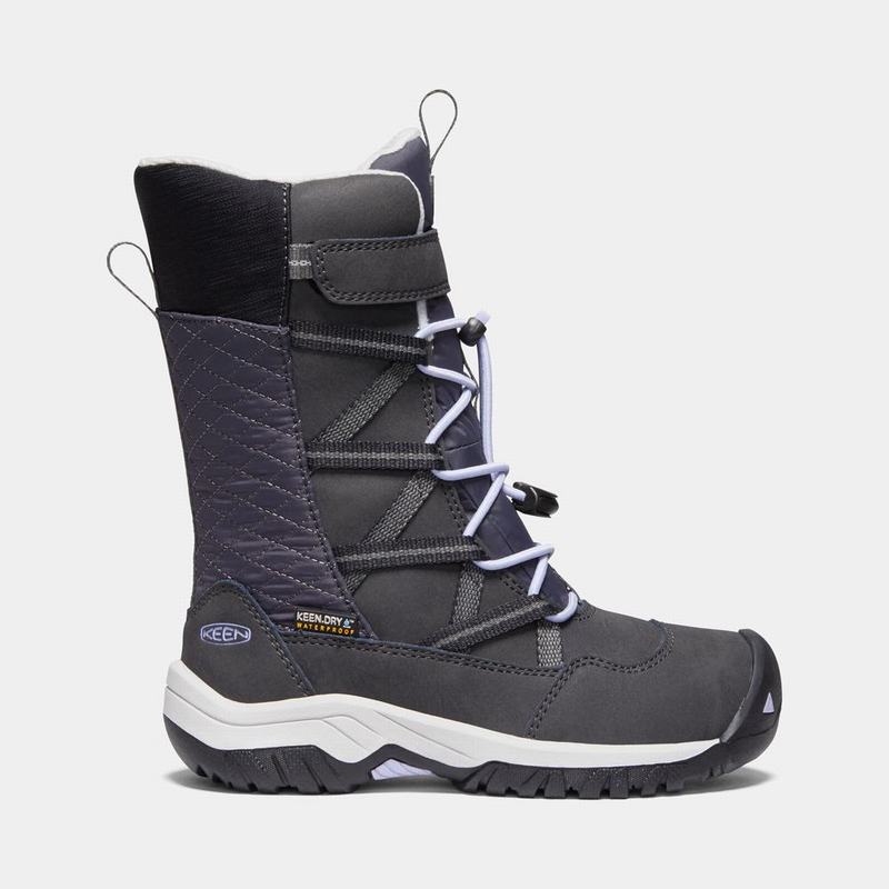 Keen Hoodoo Waterproof - Çocuk Kar Botu - Koyu Gri/Lavanta - Türkiye (518623HBJ)